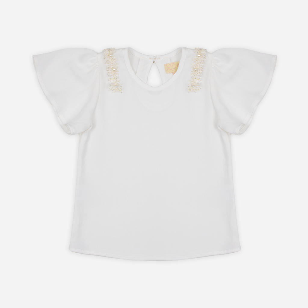 BLUSA VUELOS PERLAS