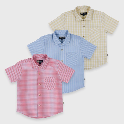 CAMISA M/C CUADROS